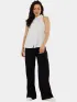 Fundango Myrto Sleeveless Shirt Női Ing, Blúz 185-light fossil