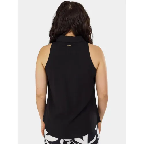 Fundango Myrto Sleeveless Shirt Női Ing, Blúz 890-black
