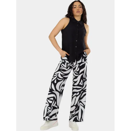 Fundango Myrto Sleeveless Shirt Női Ing, Blúz 890-black