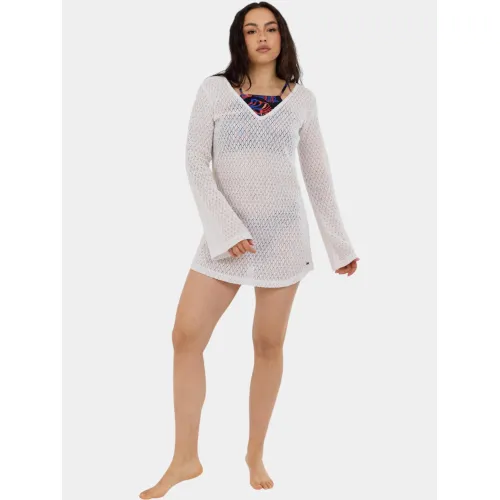 Fundango Shoreline Cover-up Női Ing, Blúz 100-white