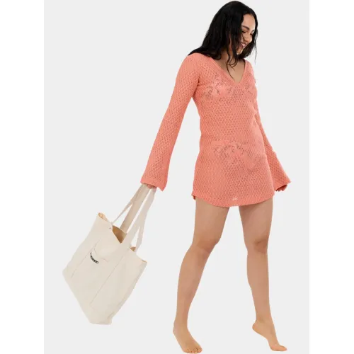 Fundango Shoreline Cover-up Női Ing, Blúz 349-faded coral