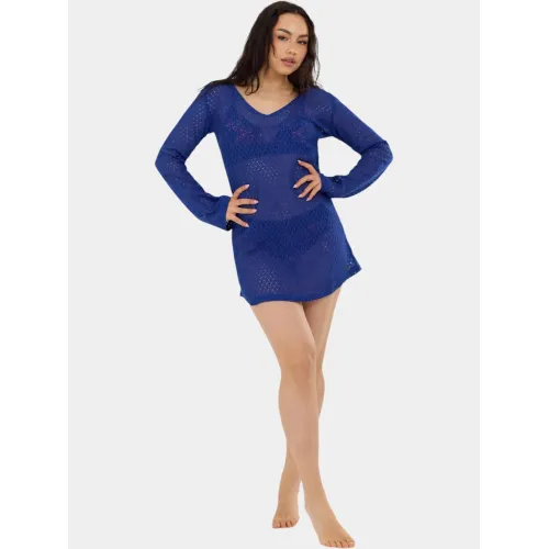 Fundango Shoreline Cover-up Női Ing, Blúz 458-blue aster