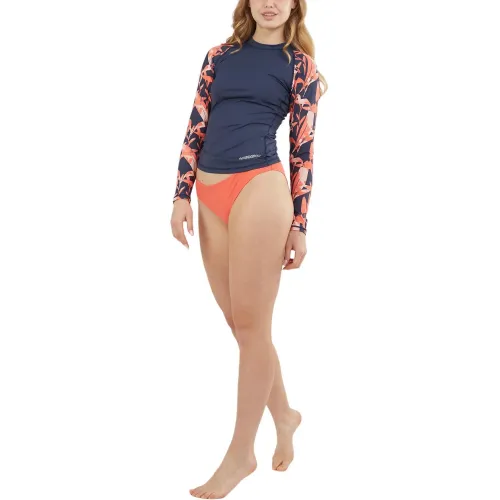 Fundango Joyce Long Sleeve Rashguard Fundango Joyce Long Sleeve Rashguard Női Lycra 354-sugar coral