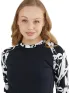 Fundango Joyce Long Sleeve Rashguard Női Lycra 984-black diamond