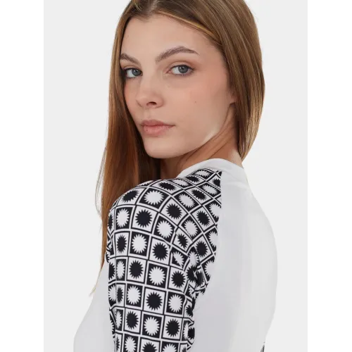 Fundango Joyce Long Sleeve Rashguard Női Lycra 894-jet black