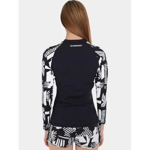 Fundango Joyce Long Sleeve Rashguard Női Lycra 899-black pattern