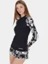 Fundango Joyce Long Sleeve Rashguard Női Lycra 899-black pattern