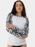 Fundango Joyce Long Sleeve Rashguard Női Lycra 909-zebra whisper