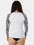 Fundango Joyce Long Sleeve Rashguard Női Lycra 909-zebra whisper