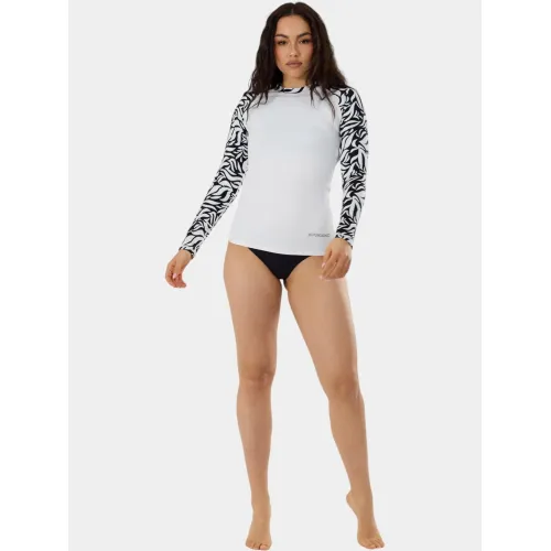 Fundango Joyce Long Sleeve Rashguard Női Lycra 909-zebra whisper