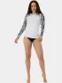 Fundango Joyce Long Sleeve Rashguard Női Lycra 909-zebra whisper