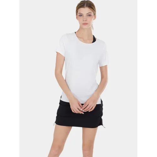 Fundango Hanabi T-shirt Női Fitness felső 100-white