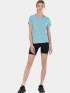 Fundango Hanabi T-shirt Fundango Hanabi T-shirt Női Fitness felső 414-aqua blue