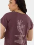 Fundango Lima II T-shirt Női Fitness felső 397-light aubergine