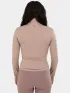 Fundango Flop Zip Up Top Női Hosszú ujjú póló 640-brick