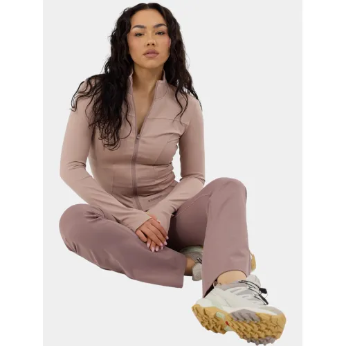 Fundango Flop Zip Up Top Női Hosszú ujjú póló 640-brick