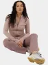 Fundango Flop Zip Up Top Női Hosszú ujjú póló 640-brick