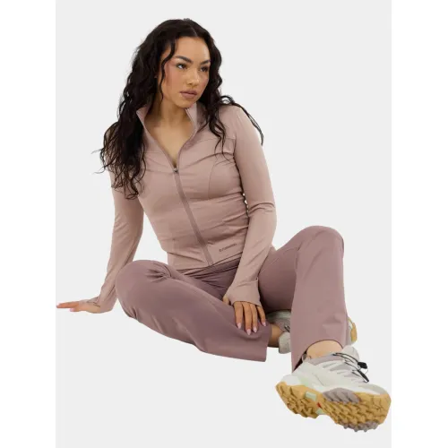 Fundango Flop Zip Up Top Női Hosszú ujjú póló 640-brick