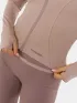 Fundango Flop Zip Up Top Női Hosszú ujjú póló 640-brick