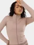 Fundango Flop Zip Up Top Női Hosszú ujjú póló 640-brick