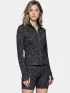 Fundango Flop Zip Up Top Női Hosszú ujjú póló 796-scratch