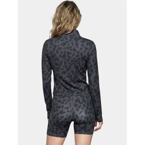 Fundango Flop Zip Up Top Női Hosszú ujjú póló 796-scratch