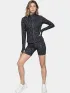 Fundango Flop Zip Up Top Női Hosszú ujjú póló 796-scratch