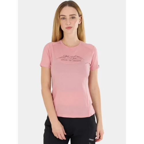 Fundango Reinga Merino T-shirt Női Hosszú ujjú póló 323-desert rose