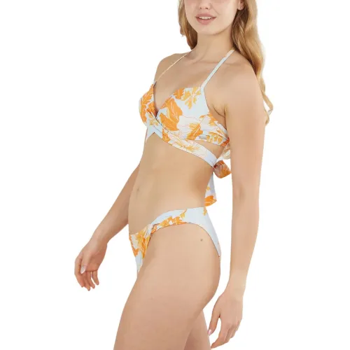 Fundango Lola Twisted Top Fundango Lola Twisted Top Női Bikini 265-soft orange