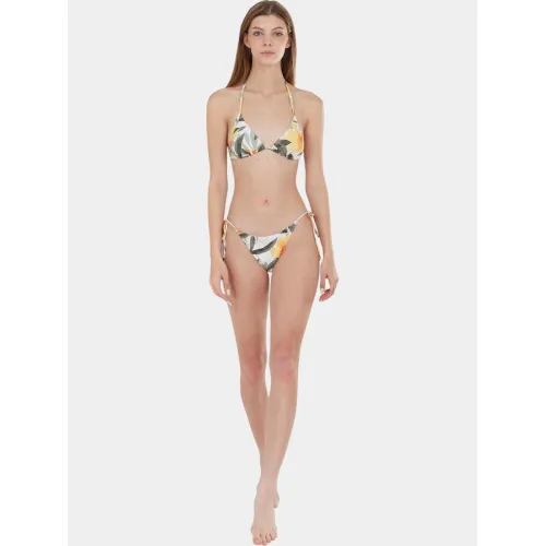 Fundango Innisfil Triangle Top Női Bikini 522-tropical green