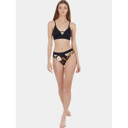 Fundango Sahara V-neck Cami Top Női Bikini 890-black