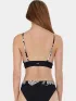Fundango Sahara V-neck Cami Top Női Bikini 899-black pattern
