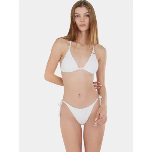 Fundango Innisfil Triangle Jacquard Top Női Bikini 100-white