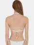 Fundango Innisfil Triangle Jacquard Top Női Bikini 100-white