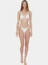 Fundango Innisfil Triangle Jacquard Top Női Bikini 100-white
