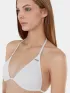 Fundango Innisfil Triangle Jacquard Top Női Bikini 100-white