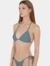 Fundango Innisfil Triangle Jacquard Top Női Bikini 537-khaki
