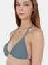 Fundango Innisfil Triangle Jacquard Top Női Bikini 537-khaki