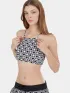 Fundango Hogg High Neck Top Női Bikini 894-jet black