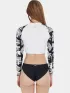 Fundango Amelia Surf Top Női Bikini 899-black pattern