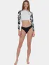 Fundango Amelia Surf Top Női Bikini 899-black pattern