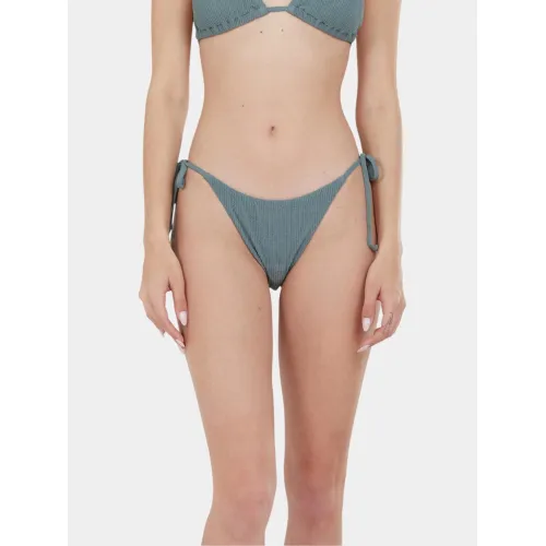 Fundango Innisfil II Tie-side Jacquard Bottom Női Bikini 537-khaki