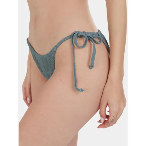 Fundango Innisfil II Tie-side Jacquard Bottom Női Bikini 537-khaki