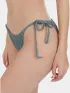 Fundango Innisfil II Tie-side Jacquard Bottom Női Bikini 537-khaki