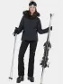 Fundango Elyra Fur Padded Jacket Fundango Elyra Fur Padded Jacket Női Síkabát, Snowboard Kabát 8900-black