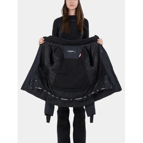 Fundango Elyra Fur Padded Jacket Fundango Elyra Fur Padded Jacket Női Síkabát, Snowboard Kabát 8900-black