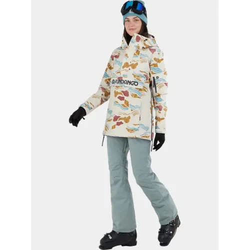 Fundango Birch ECO Logo Anorak Fundango Birch ECO Logo Anorak Női Síkabát, Snowboard Kabát 222-map