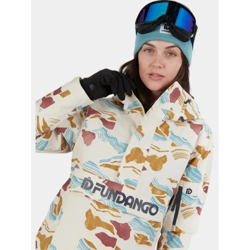 Fundango Birch ECO Logo Anorak Fundango Birch ECO Logo Anorak Női Síkabát, Snowboard Kabát 222-map
