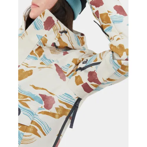 Fundango Birch ECO Logo Anorak Fundango Birch ECO Logo Anorak Női Síkabát, Snowboard Kabát 222-map