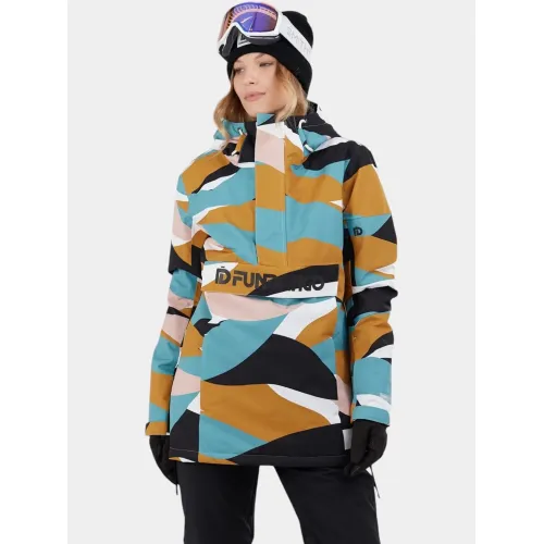 Fundango Birch ECO Logo Anorak Női Síkabát, Snowboard Kabát 245-okker
